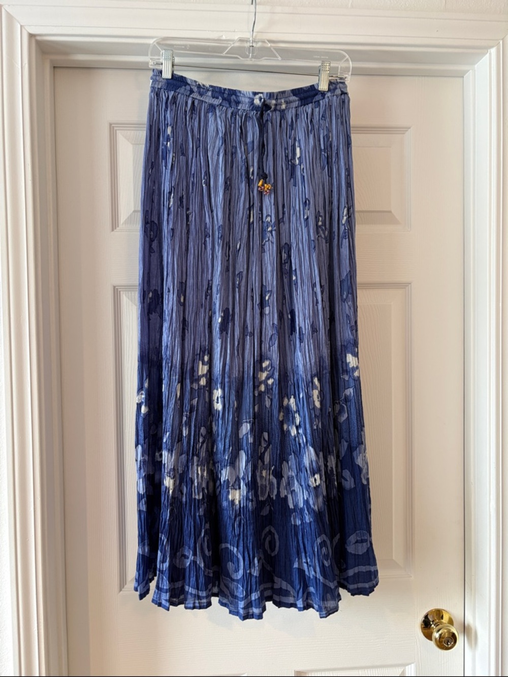 MaxiBlue  cotton skirt
